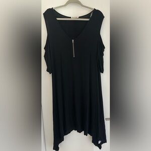 Heart & Hips Black Asymmetrical Dress